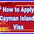 apply to travel cayman