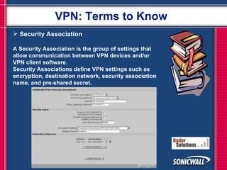 apply a Secure VPN association