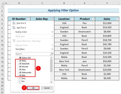 5 Ways Filter Excel