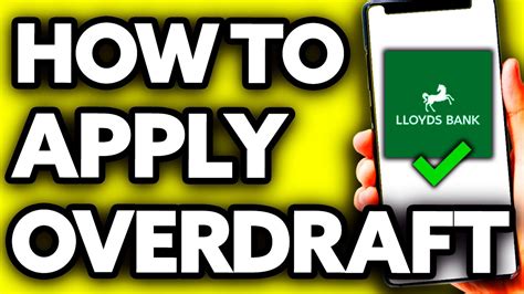 apply for an overdraft lloyds