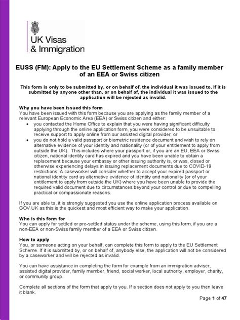 apply for euss settlement