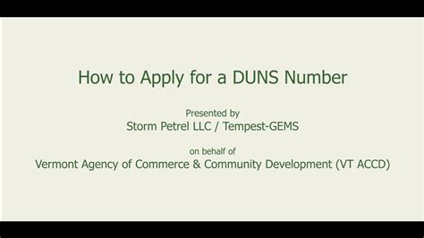apply for free duns number online