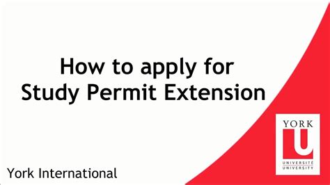 apply for study permit extension in canada