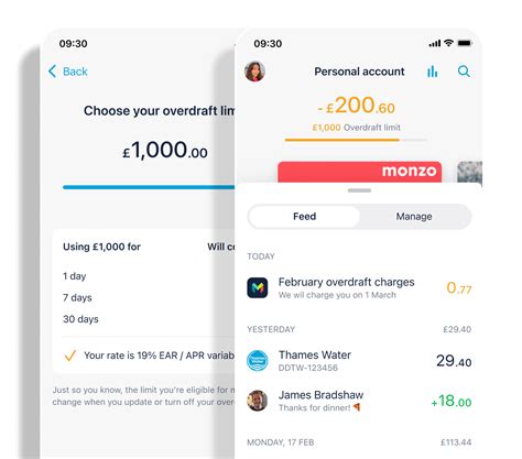 apply for think money overdraft