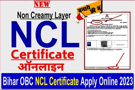apply ncl certificate online