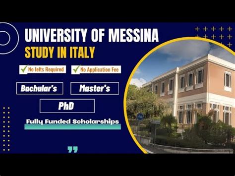 apply online university of messina
