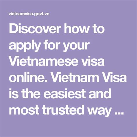 apply vietnam visa online