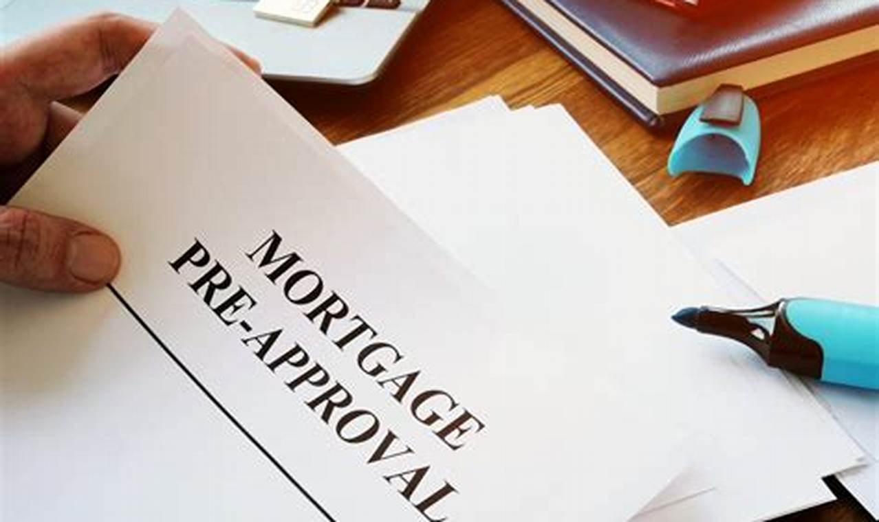 applying for a mortgage pre approval