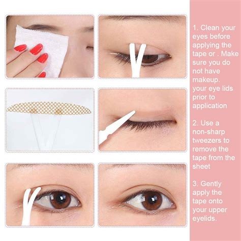 Applying the Eyelid Tape Correctly