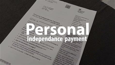 applying for personal independence payment