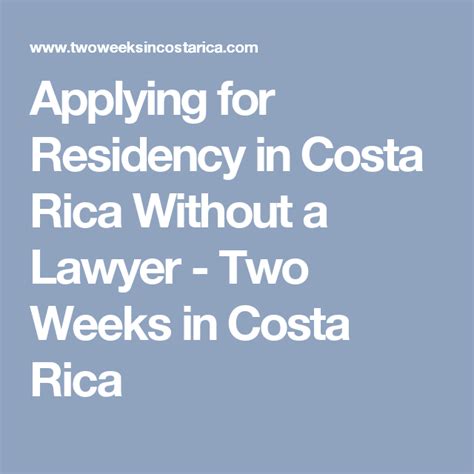 applying for residency in costa rica