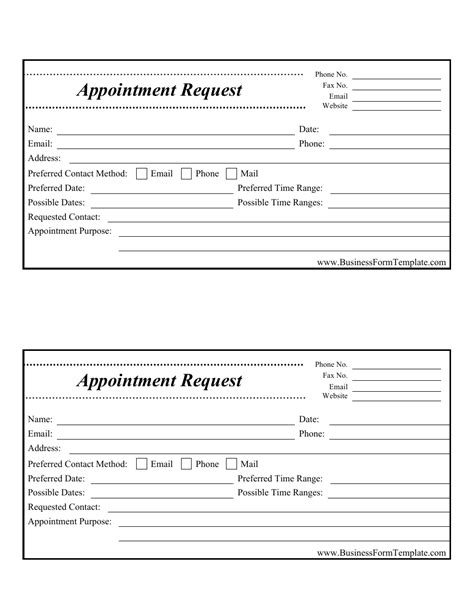 Sample Appointment Request Letter 14+ Examples in Word,PDF
