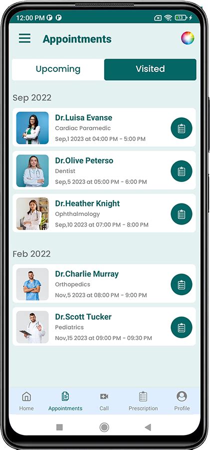 Doctor Appointment Booking Android App + Doctor