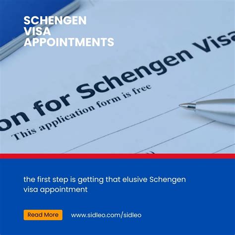 appointment for schengen visa