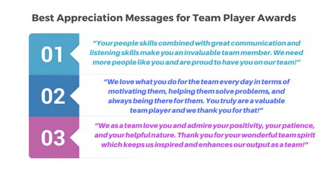 appreciation statement examples
