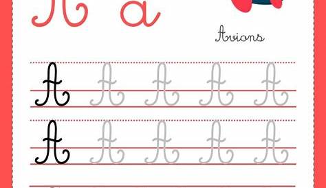 Apprendre à écrire les lettres de l'alphabet en majuscule d'imprimerie