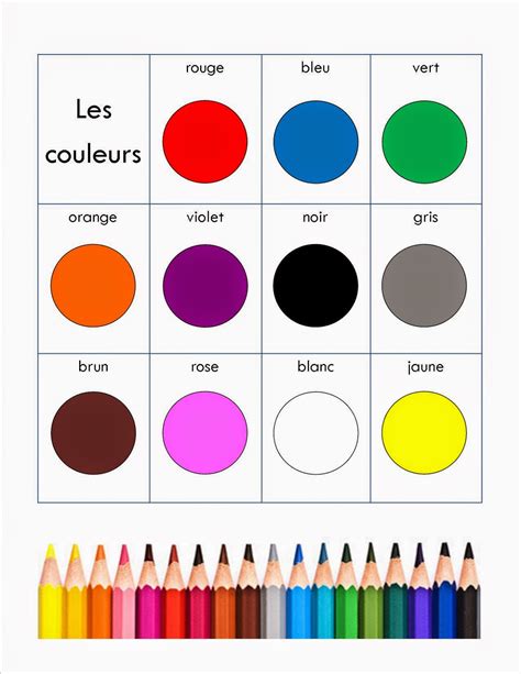 apprendre couleurs apprendre les couleurs en maternelle Kuchi