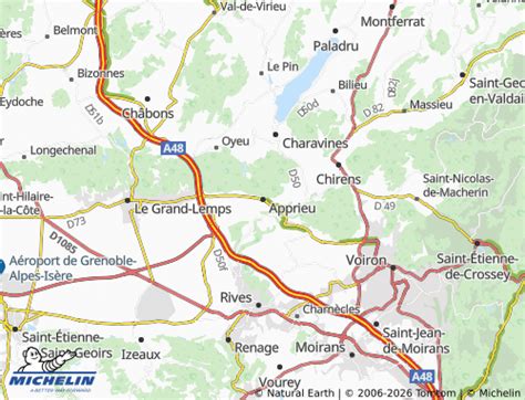 CARTE APPRIEU cartes d'Apprieu 38140