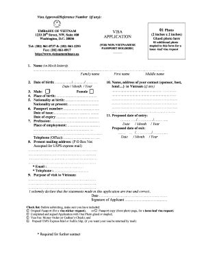 approval reference number