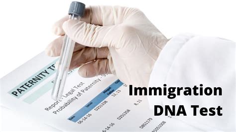 approved dna test immigration rules