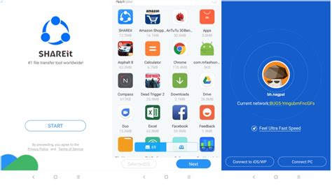 apps to share files from android to ios