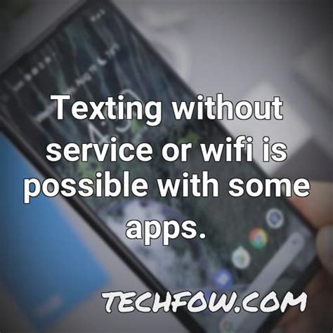 apps to text without service or wifi