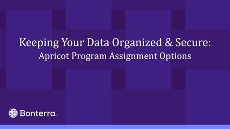 Apricot Program Definition