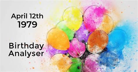 April 12 1979 Horoscope
