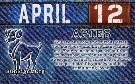 April 12 2002 Horoscope