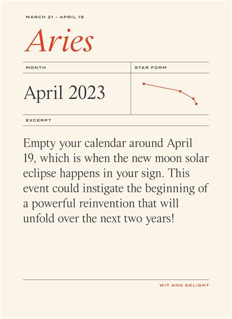 April 2023 Horoscopes