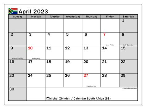 april 2023 south africa