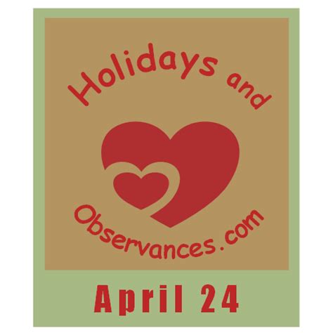 april 24 holidays and observances