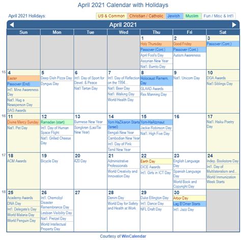 april easter holidays 2021