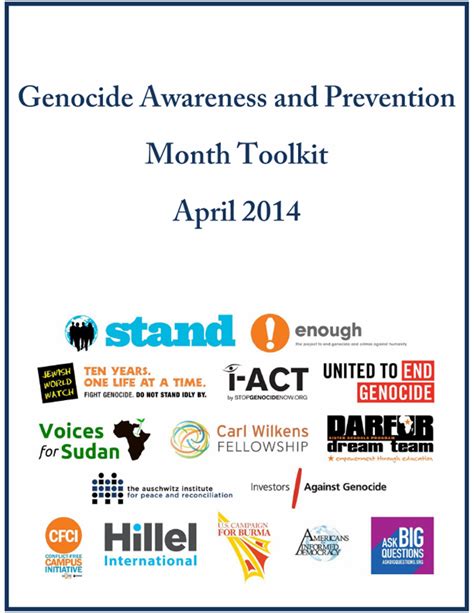 april genocide awareness month
