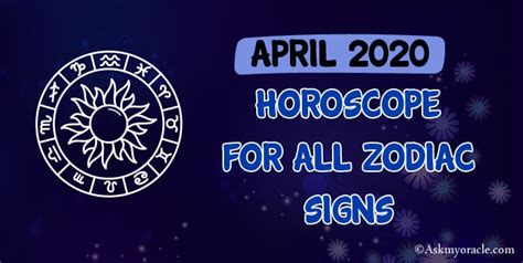 April.horoscope 2020