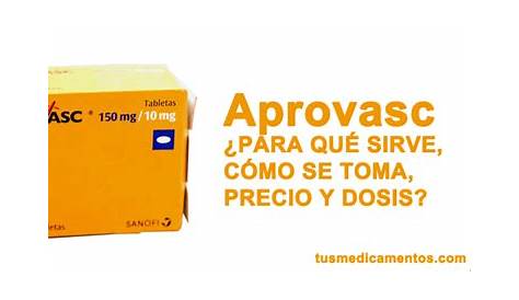 Comprar En Farmalisto Colombia Aprovasc ® 150 / 5 mg
