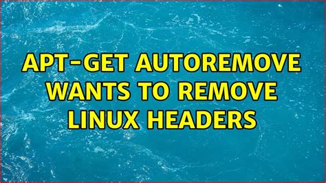 apt remove linux headers