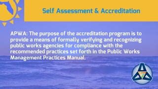 apwa accreditation self assessment