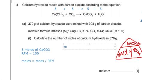 aqa gcse chemistry moles questions