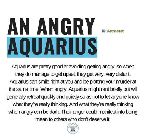 aquarius when angry