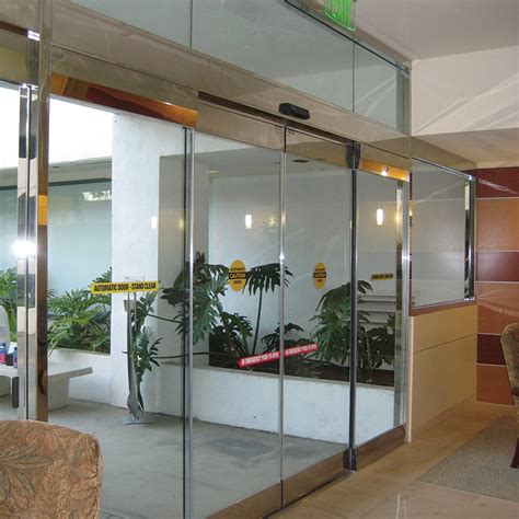 arab automated glass door