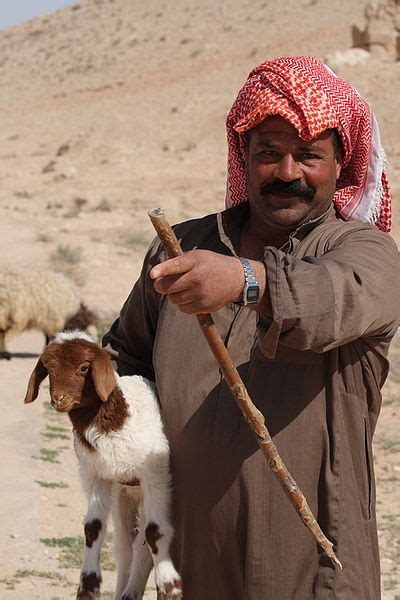 arab man with goat story