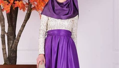 Purple Islamic Clothing Evening Dress 104305 Sefamerve