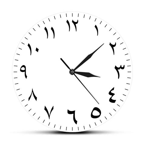 Arabic Clock Numbers
