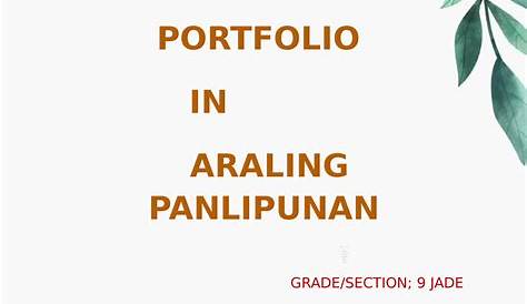 The “Araling Panlipunan” inadequate reason that the public is