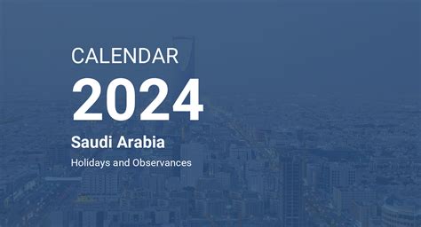 aramco calendar 2024 saudi arabia