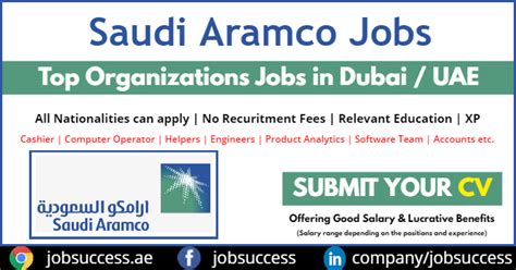 aramco company saudi arabia jobs 2022
