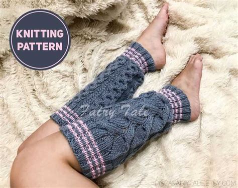 Aran Leg Warmers Knitting Pattern