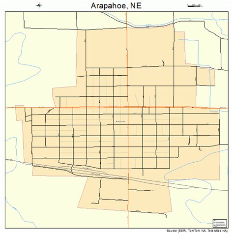 Arapahoe Nebraska Map