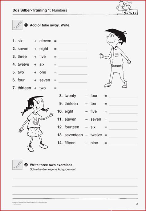 Arbeitsblatt "Ordinal numbers"